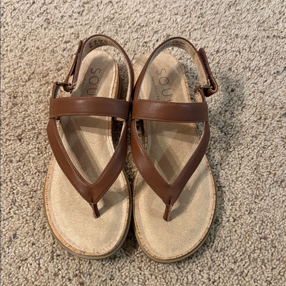 SOUL naturalizer Carolyn flat sandals size 8